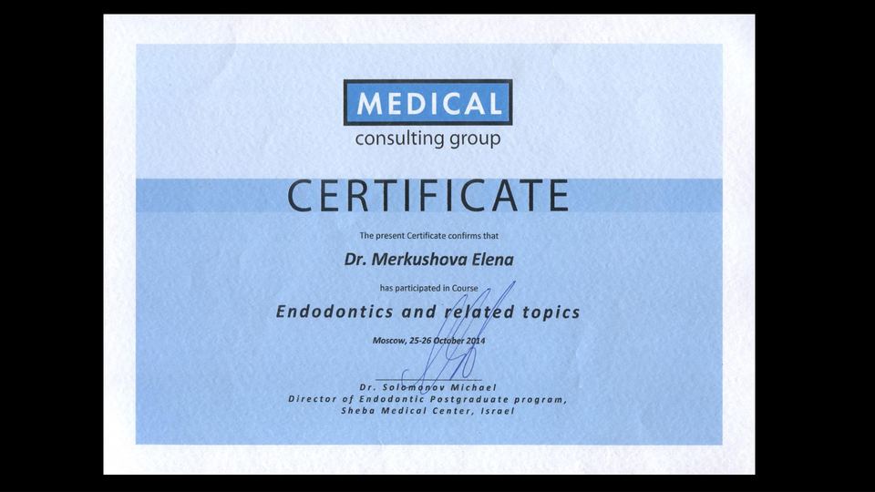 Endodontics and related topics. 2014