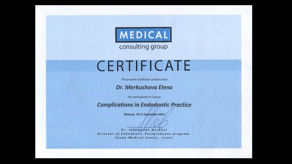 Complications in Endodontic Practice. 2014